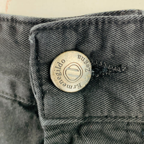 ERMENEGILDO ZEGNA Size 38 Black Cotton 5 pocket Casual Pants