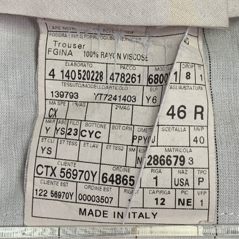 YVES SAINT LAURENT Size 30 Grey Charcoal Wool Tapered Dress Pants