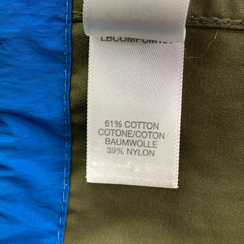 PS by PAUL SMITH Size M Green Olive Cotton Nylon Hooded Windbreaker Jacket