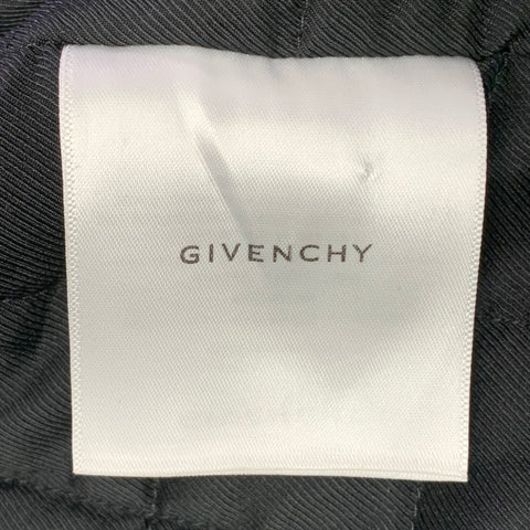 GIVENCHY Size M Red Black Plaid Cotton Snaps Jacket