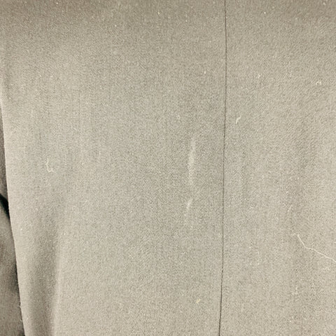 GIANNI VERSACE Size 40 Black Wool Single Breasted Jacket