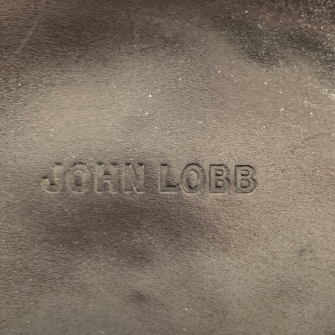 JOHN LOBB Size 11 Black Leather Penny Loafers