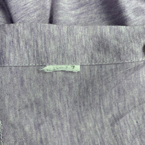 ETON Size M Purple Heather Button Down Collar Long Sleeve Shirt