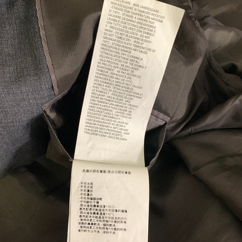 ARMANI COLLEZIONI Chest Size 48 Grey Heather Wool Notch Lapel Sport Coat