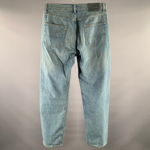 Jeans coupe décontractée en coton bleu OUR LEGACY Taille 31