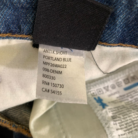 KSUBI Size 31 Blue Cotton Jean Shorts