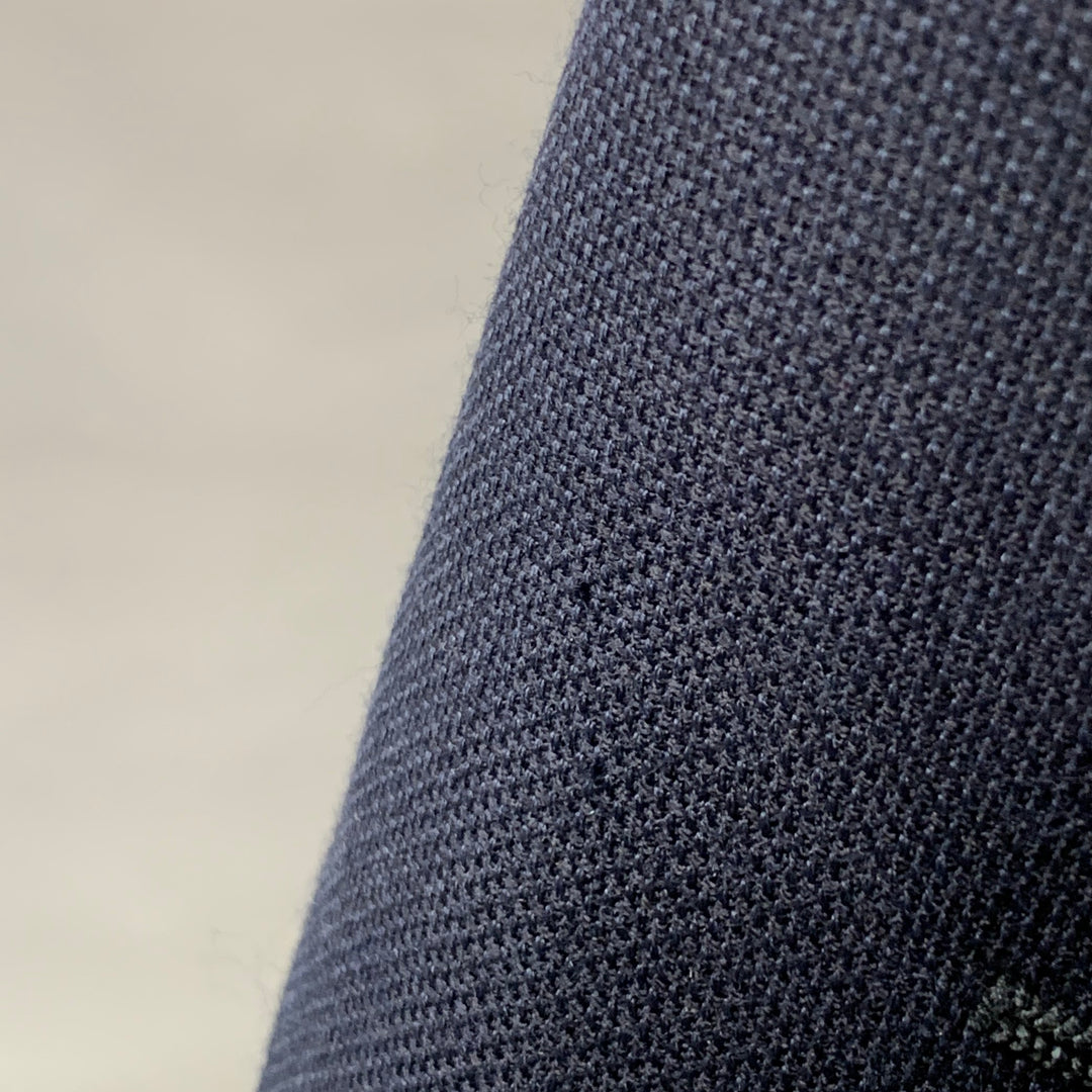 STELLA McCARTNEY Size 8 Navy Black Shawl Collar Jacket Blazer