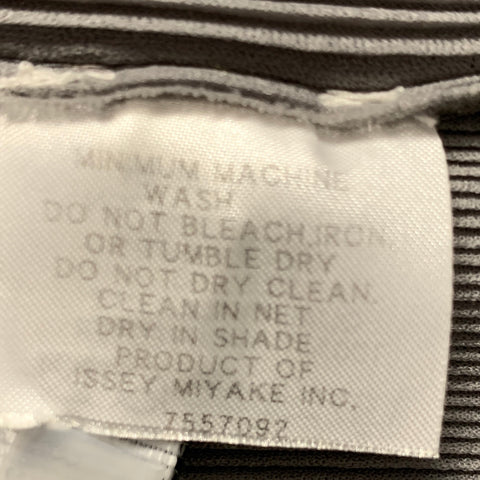 PLEATS PLEASE by ISSEY MIYAKE Size M Grey Polyester Crinkled Dress Top