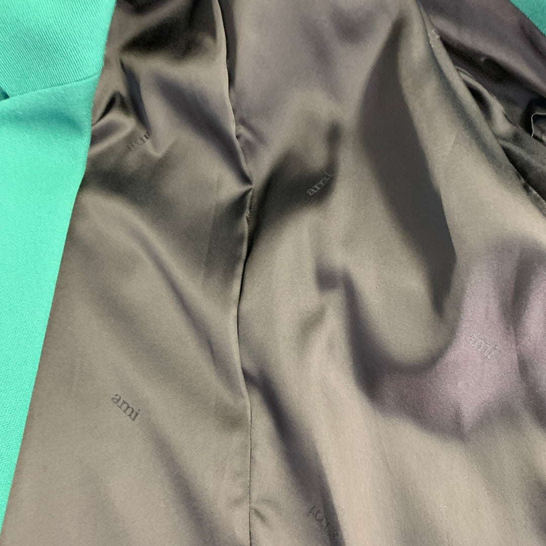 AMI by ALEXANDRE MATTIUSSI Size 38 Green Wool Notch Lapel Suit