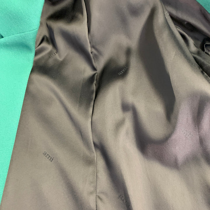 AMI by ALEXANDRE MATTIUSSI Size 38 Green Wool Notch Lapel Suit