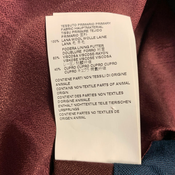 MARC JACOBS Size 38 Navy Wool Notch Lapel Sport Coat