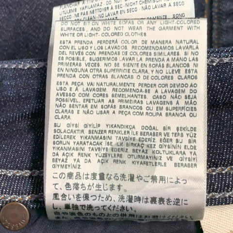 DIESEL Size 30 Troxer Blue Contrast Stitch Cotton Blend Skinny Jeans