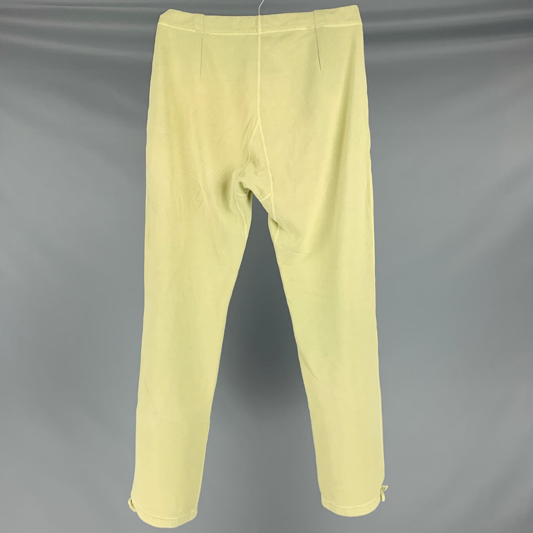 VISVIM Size M -Sweat Pants DMGD- Green Wash Cotton Drawstring Casual Pants