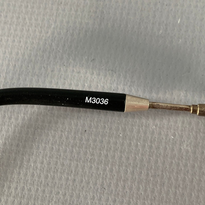 MATSUDA Silver Black Engraved Metal Aviator Sunglasses