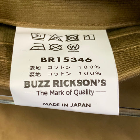 BUZZ RICKSON & CO. INC. Size 42 Green Khaki Cotton Military Coat