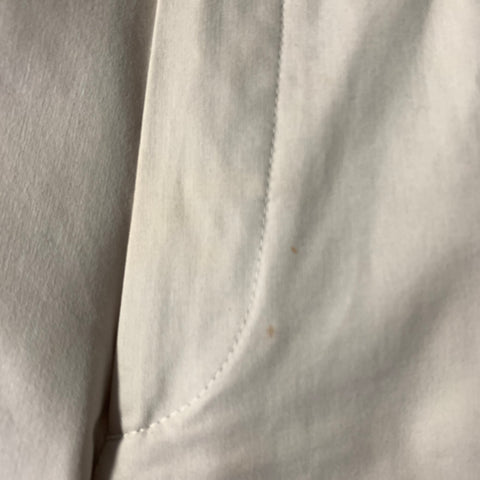 PRADA Size 40 Beige Polyester  Cotton Flat Front Dress Pants