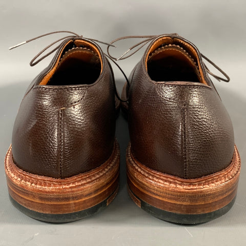 ALDEN Size 11 Brown Leather Oxford Lace Up Shoes