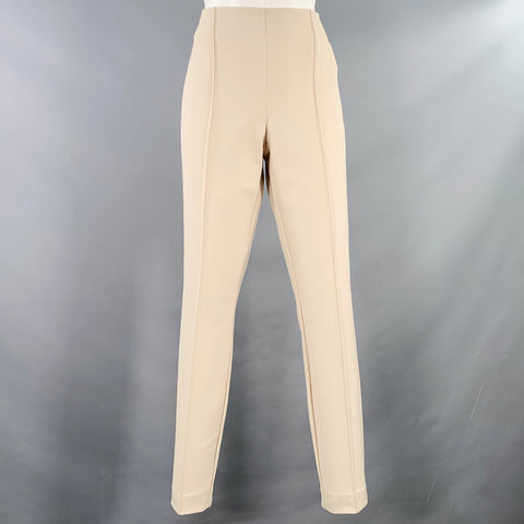 LAFAYETTE 148 Size 6 Cream Polyamide Blend Side Zipper Dress Pants