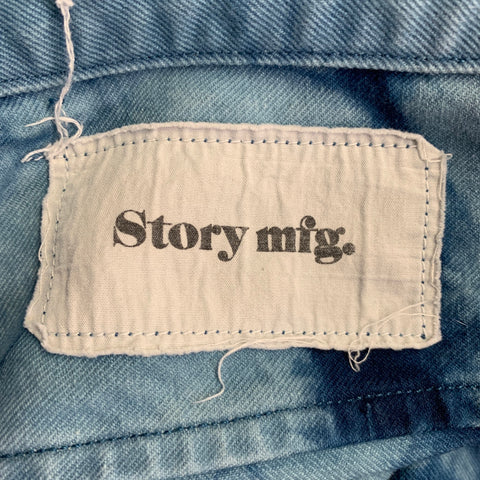 STORY MFG. Size 34 Blue Navy Dyed Organic Cotton Drop Crotch Casual Pants