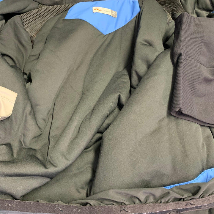 KJUS Size M Freelite Blue Chevron Polyester Ski Jacket
