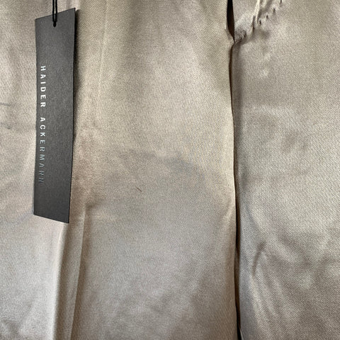 HAIDER ACKERMANN Size 32 Champagne Viscose Silk Satin Zip Fly Casual Pants