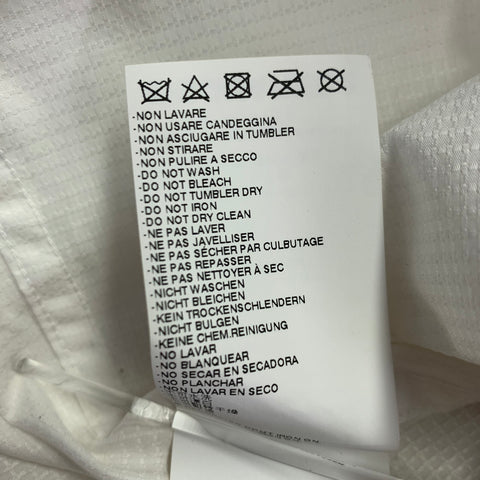 Chemise Dsquared2 Taille S en Coton Texturé à Col Étalé Blanc