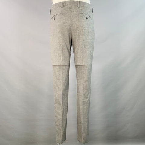 AMI by ALEXANDRE MATTIUSSI Size 38 Grey Wool Notch Lapel Suit