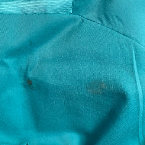 Robe froncée en soie à imprimé animal noir et turquoise NANETTE LEPORE Taille 10