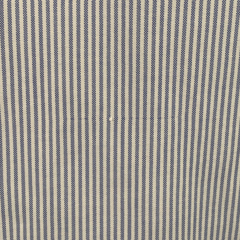 SID MASHBURN Size L Blue White Stripe Cotton Oxford Long Sleeve Shirt