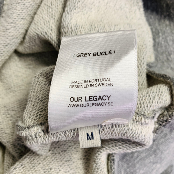 OUR LEGACY Size S Grey Heather Cotton Blend Hoodie Sweatshirt