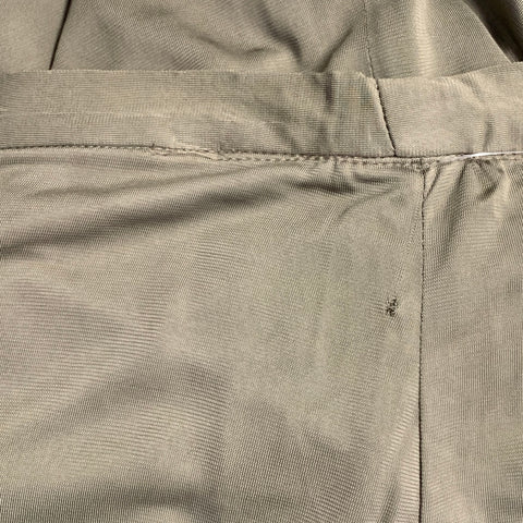 YIGAL AZROUEL Size 6 Green Olive Rayon Slip Maxi Skirt