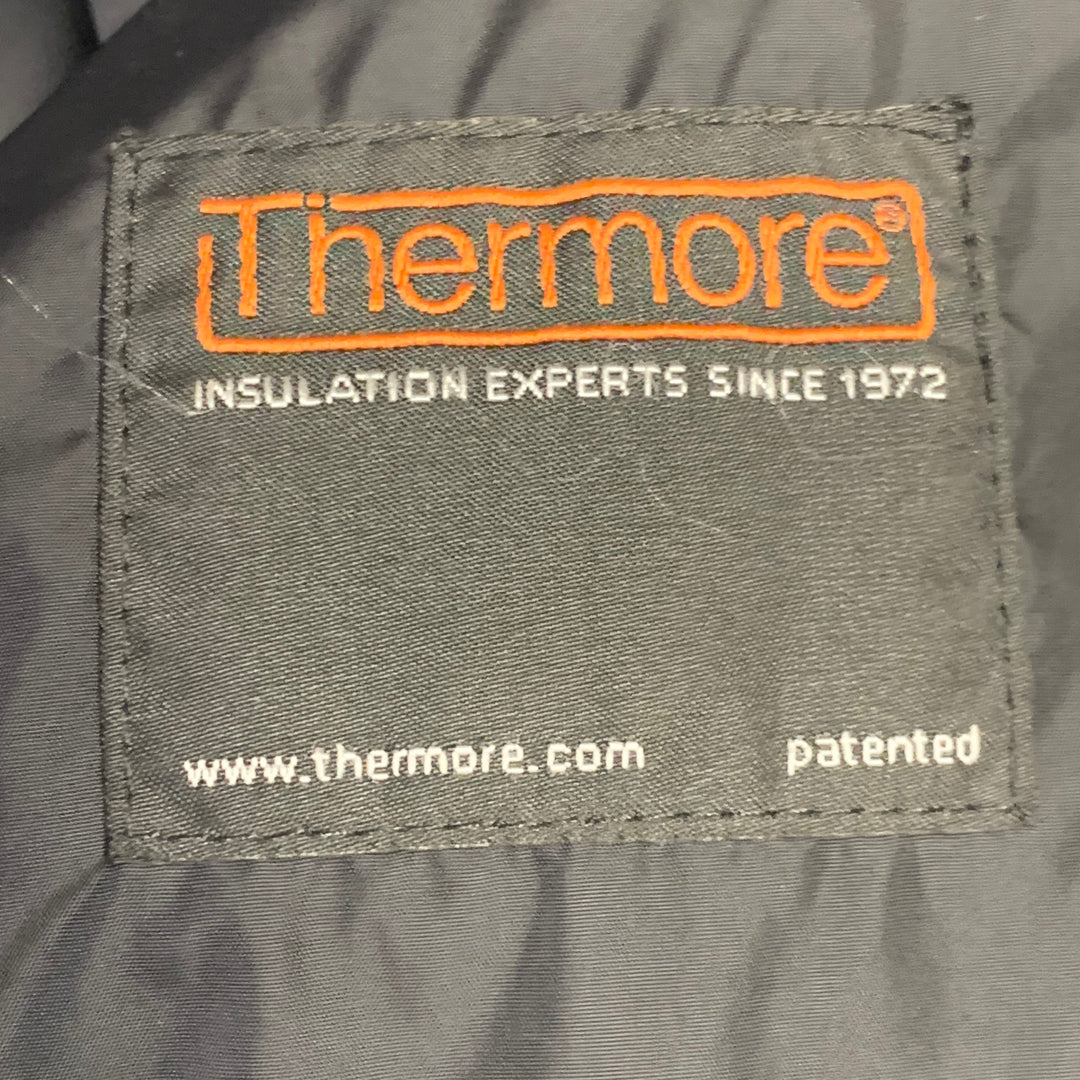 ASPESI Size M Black White Checkered Cotton Shirt Jacket