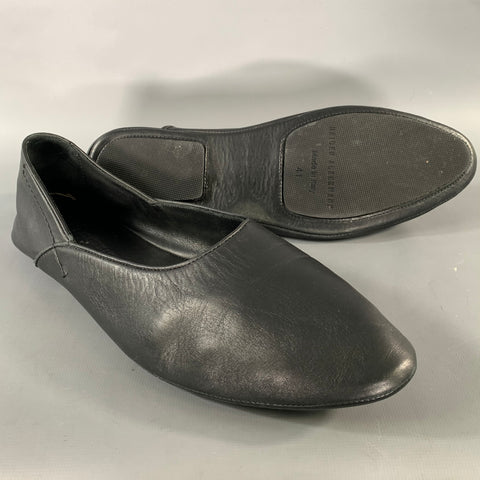 HAIDER ACKERMANN Size 8 Black Leather Slip On Loafers