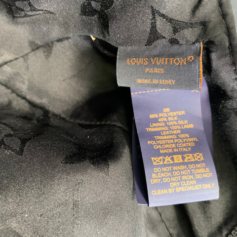 LOUIS VUITTON M76528 Logo Lambskin Silk Blend Hat