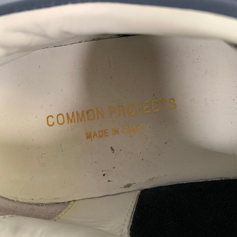COMMON PROJECTS Size 9 Navy Leather Lace Up Sneakers