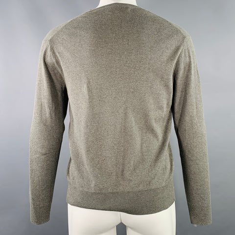 POLO by RALPH LAUREN Size M Grey Cotton V-Neck Pullover