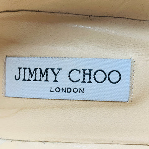 JIMMY CHOO Talla 11.5 Zapatos de tacón grueso de ante negro