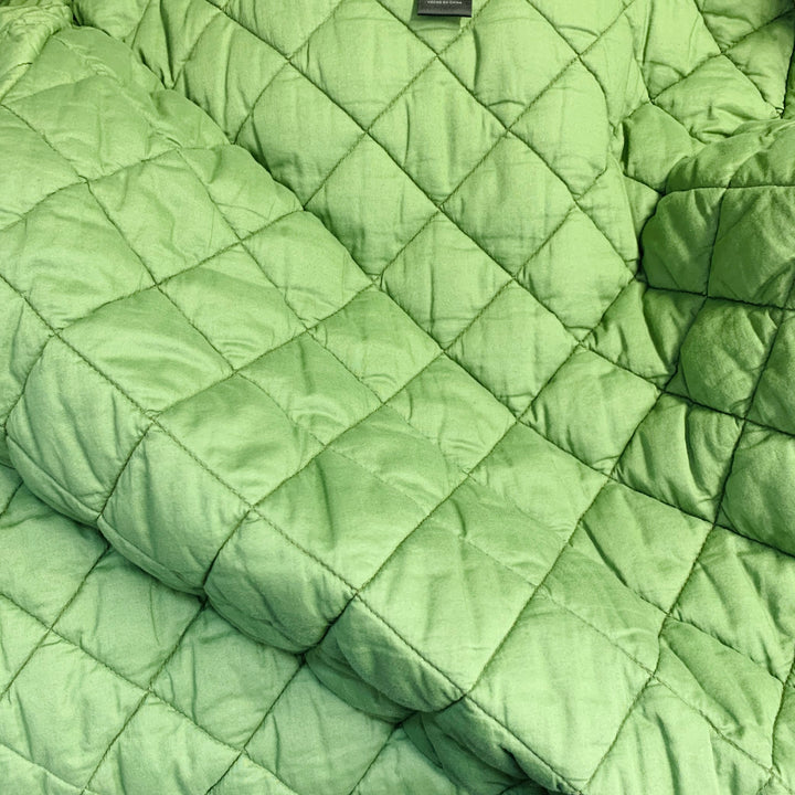 MARC by MARC JACOBS Size M Green Cotton Quilted Lining Hooded Zip Up Coat