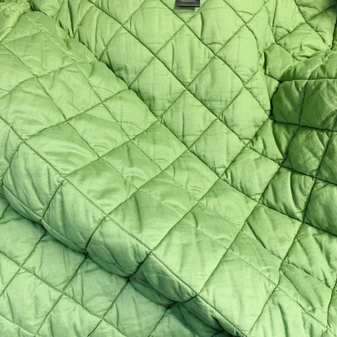 MARC by MARC JACOBS Size M Green Cotton Quilted Lining Hooded Zip Up Coat