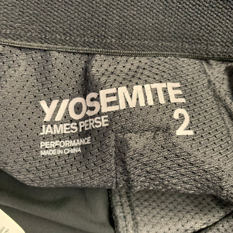 JAMES PERSE Size M Black Cotton Blend Joggers Casual Pants