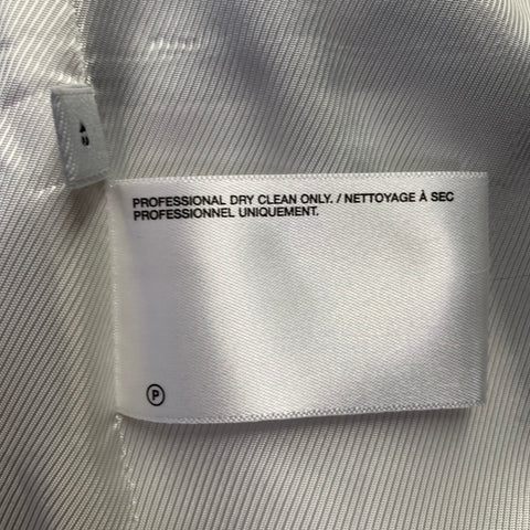 HELMUT LANG PE24 Costume en laine noire à revers crantés et ceinture de sécurité Taille 42