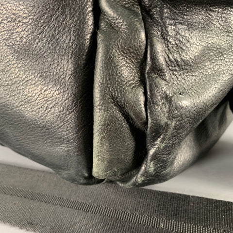 Sac de voyage en cuir noir TUMI