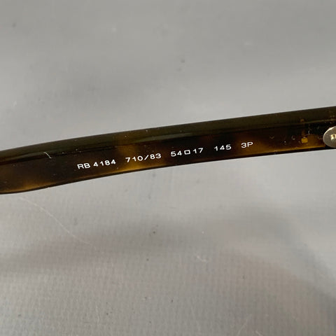 RAY-BAN Polished Light Havana Brown Beige Tortoiseshell Acetate Polarized Sunglasses