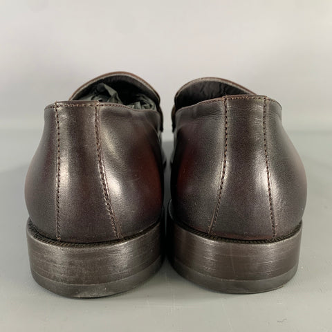 TO BOOT NY Size 12 Brown Chocolate Leather Dress Loafers