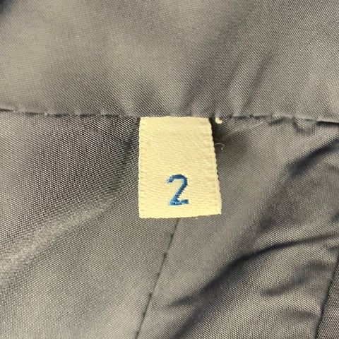 MONCLER Size M Navy Nylon Zip Buttons Windbreaker Jacket