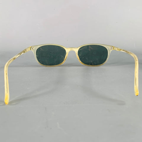VINTAGE Yellow Acetate Sunglasses