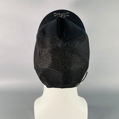 MASTERMIND JAPAN Size S Black Rhinestones Skull Polyester Baseball Cap Hat