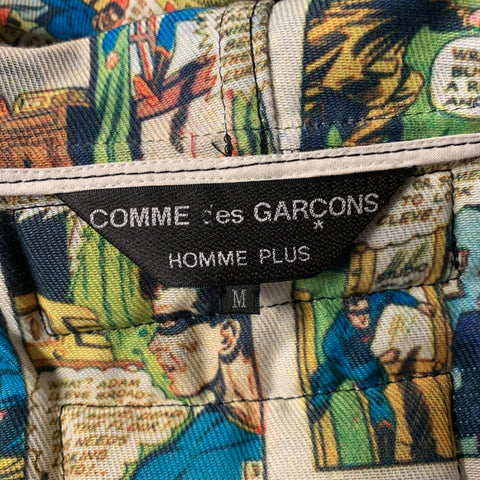COMME des GARCONS HOMME PLUS Fall2018 Size M Grey Multi Color Patchwork Polyester Jacket