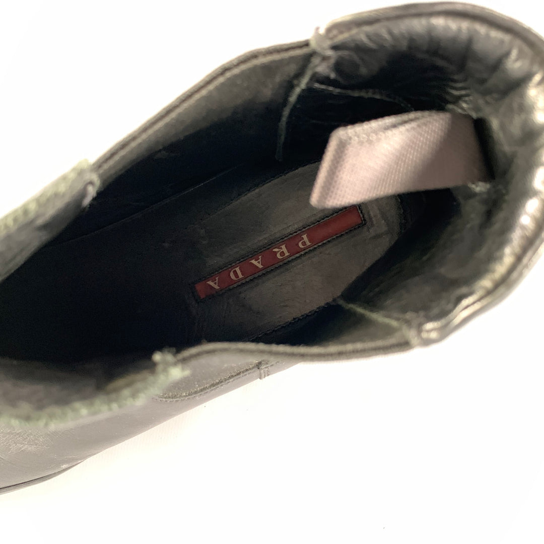 PRADA SPORT Size 9 Black Leather Boots s-l400.jpg main image 2
