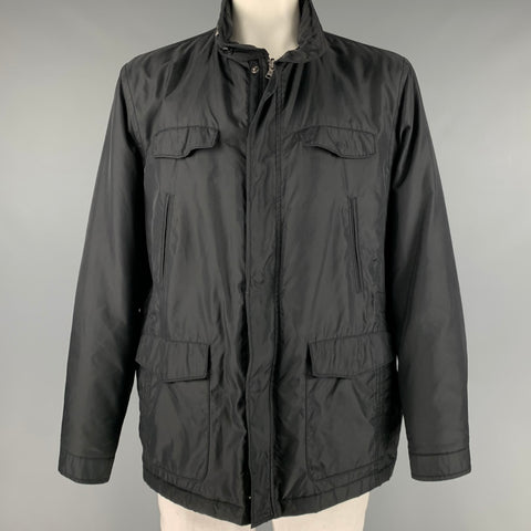 CALVIN KLEIN Taille XXL Veste multi-poches en polyester noir